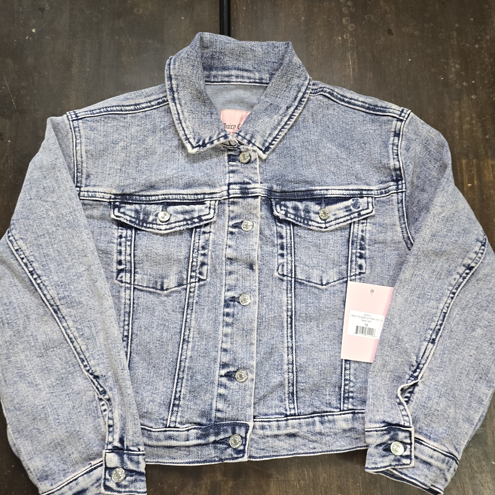 Juicy Couture Kids Denim Jacket in Blue